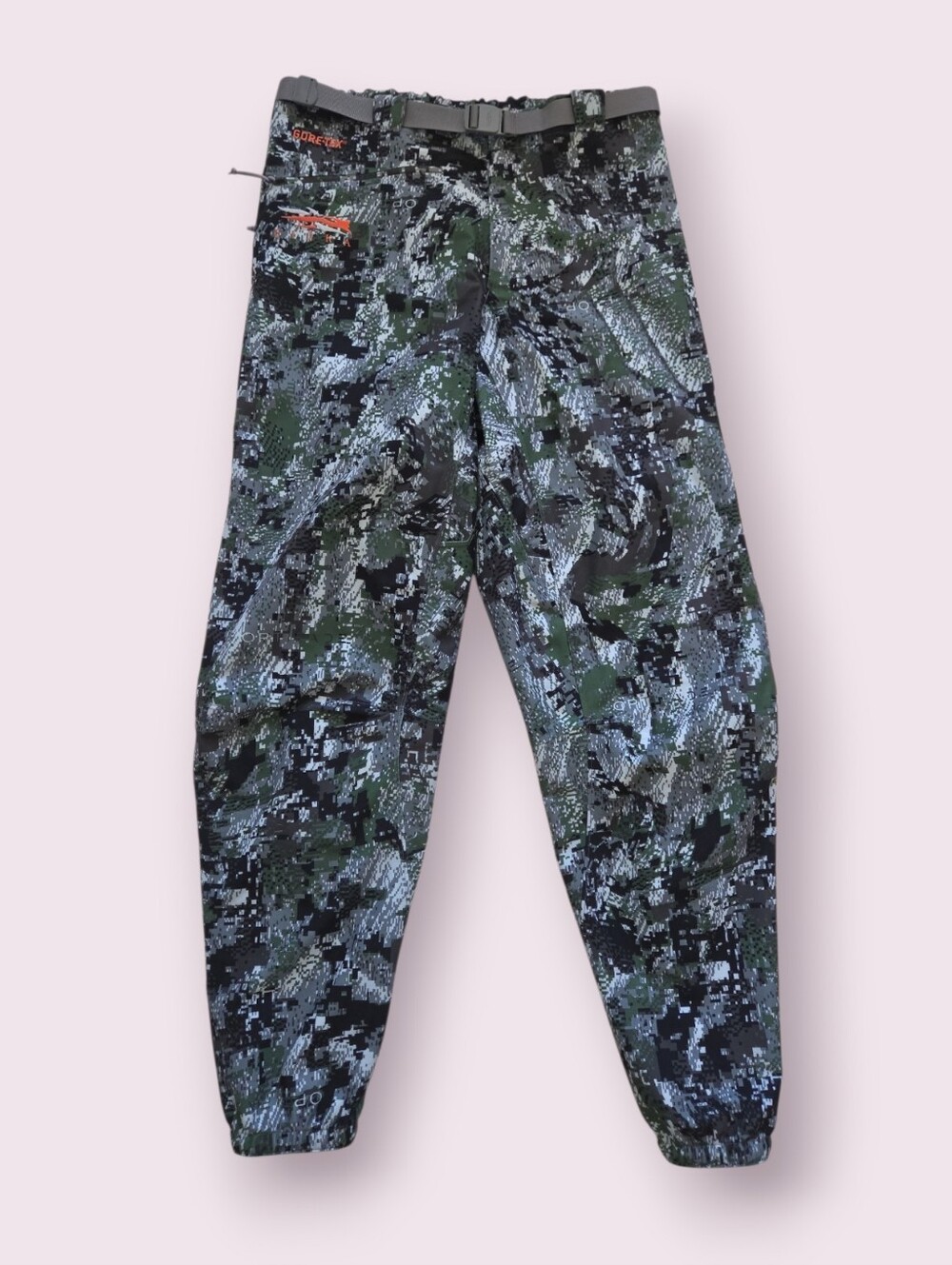 Sitka Gear Gore-Tex Downpour Outdoor Pants OptiFade Elevated Forest Camo Men's L